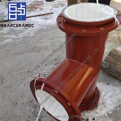 Odporne na zużycie łokcie z wyściółką ceramiczną